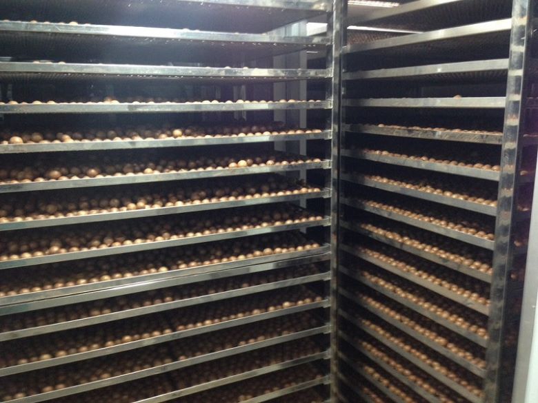 1.4. Sấy chín hạt điều