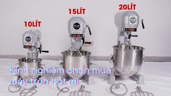 Kinh nghiệm chọn mua máy trộn bột mì chất lượng cao, bền đẹp