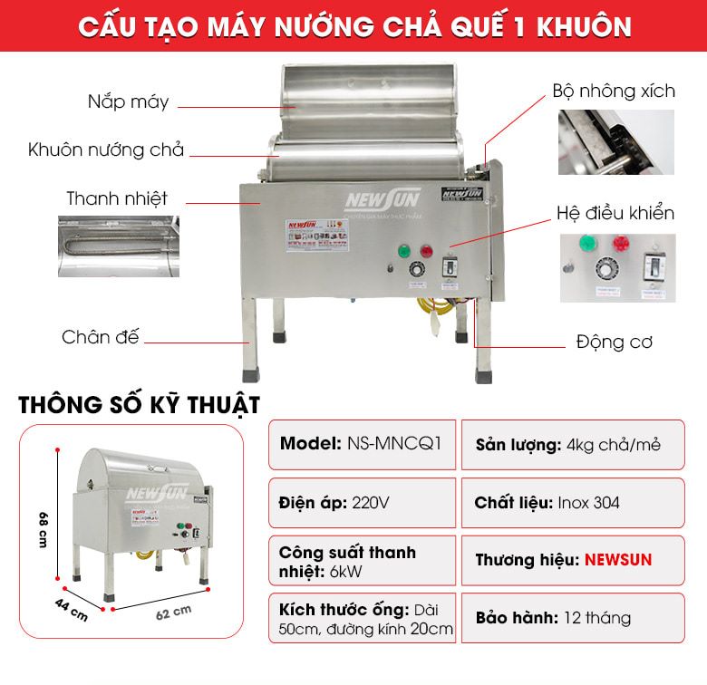 Cấu tạo và thông số kỹ thuật