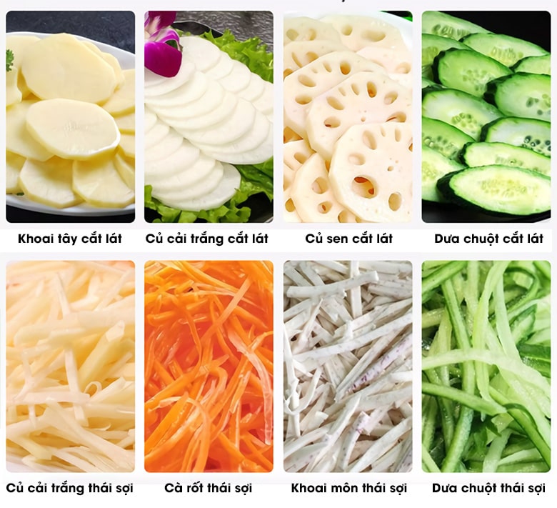 Thái da dạng nguyên liệu