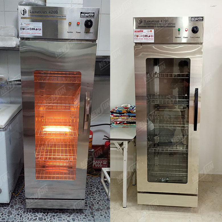 Tủ sấy bát NEWSUN sử dụng tiết kiệm điện
