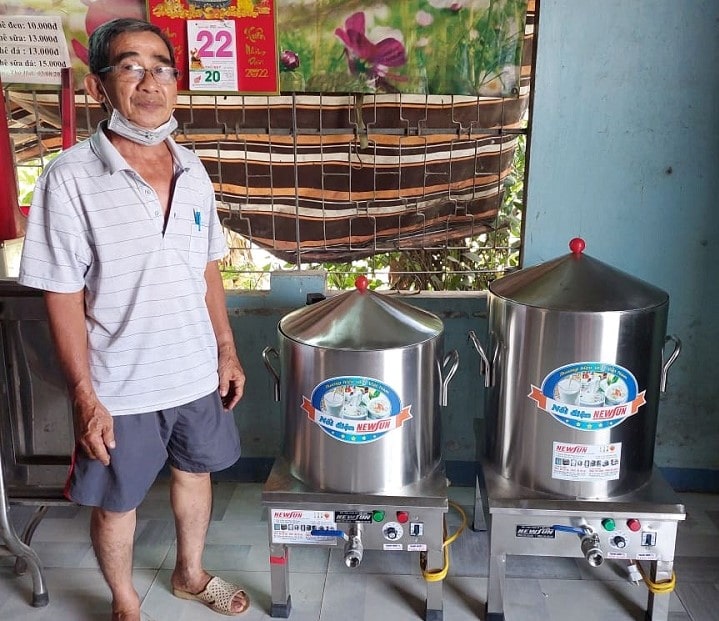 Nồi nấu xôi bằng điện 20kg