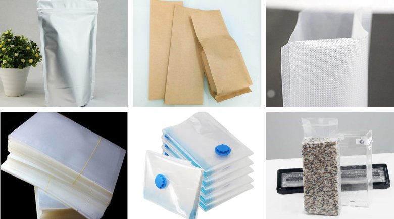 3. Các loại túi hút chân không 