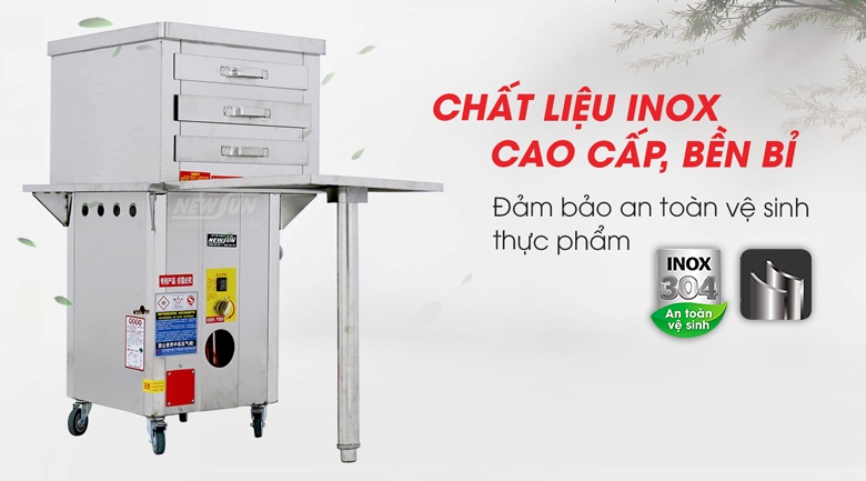 Chất liệu inox 304 cao cấp, bền bỉ