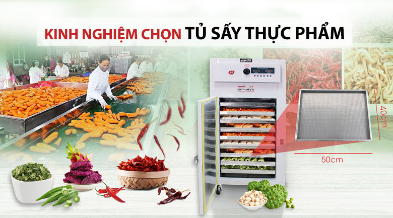 Kinh nghiệm chọn mua tủ sấy thực phẩm Kinh nghiệm chọn mua tủ sấy thực phẩm
