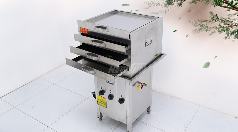 Công nghệ tráng bánh bằng khay luân phiên, hiệu suất cao, năng suất lớn