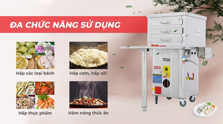 Máy tráng bánh cuốn bằng khay Máy tráng bánh cuốn bằng khay