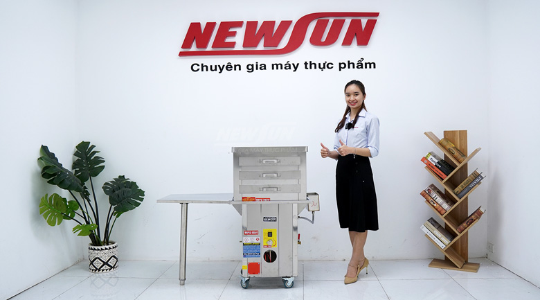 Máy tráng bánh cuốn bằng khay Máy tráng bánh cuốn bằng khay
