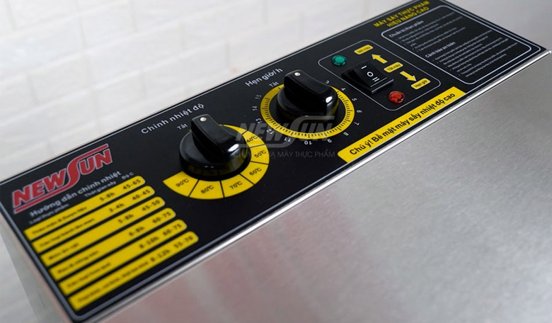 Chọn máy có nhiệt độ sấy phù hợp Chọn máy có nhiệt độ sấy phù hợp