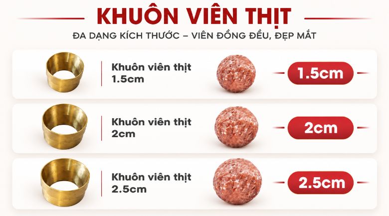 Đa dạng khuôn khác nhau