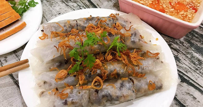 Cách làm bánh cuốn bằng bánh tráng