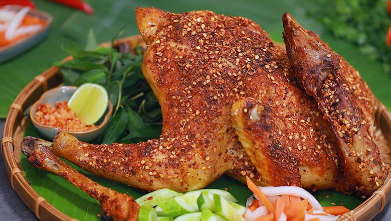 Gà nướng muối ớt Gà nướng muối ớt