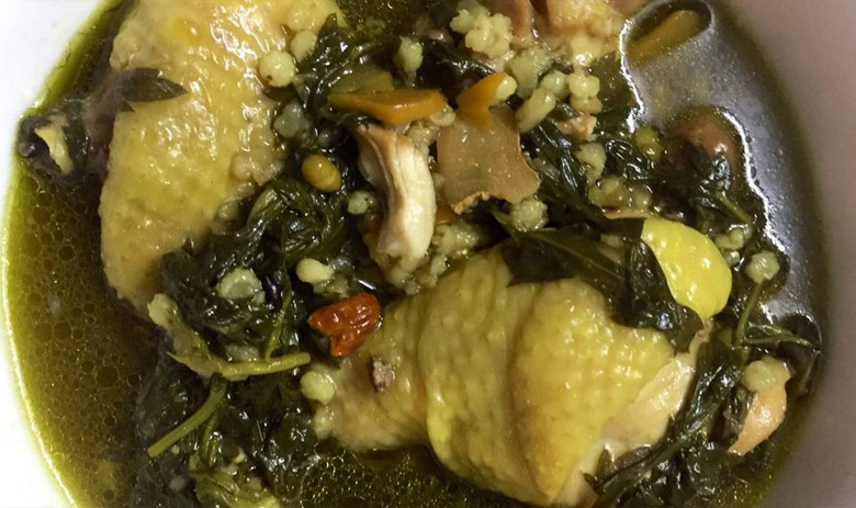 Gà tần ngải cứu Gà tần ngải cứu