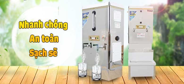 Đun nước nóng nhanh, sạch sẽ