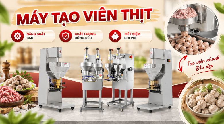 Máy tạo viên thịt