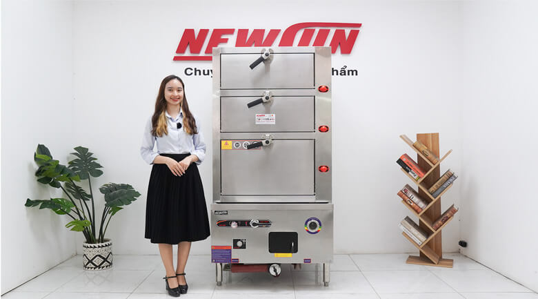 NEWSUN cung cấp tủ hấp hải sản 3 tầng dùng gas