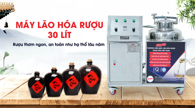 Giới thiệu máy lão hóa rượu 30 lít