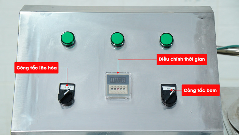 Bảng điều khiển an toàn, dễ sử dụng 