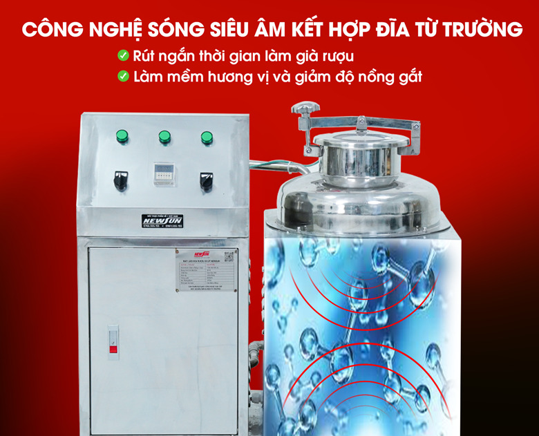 Công nghệ sóng siêu âm kết hợp với từ trường đa phân cực