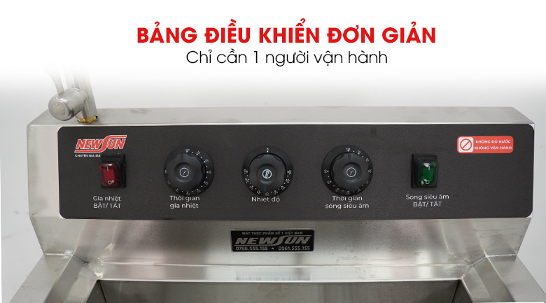 Bảng điều khiển đầy đủ chức năng, vận hành đơn giản Bảng điều khiển đầy đủ chức năng, vận hành đơn giản