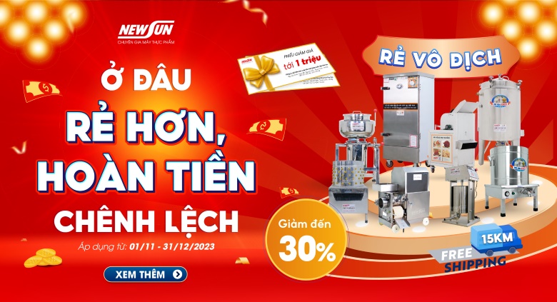 Chương trình khuyến mại "Hoàn tiền chênh lệch" của NEWSUN Chương trình khuyến mại "Hoàn tiền chênh lệch" của NEWSUN
