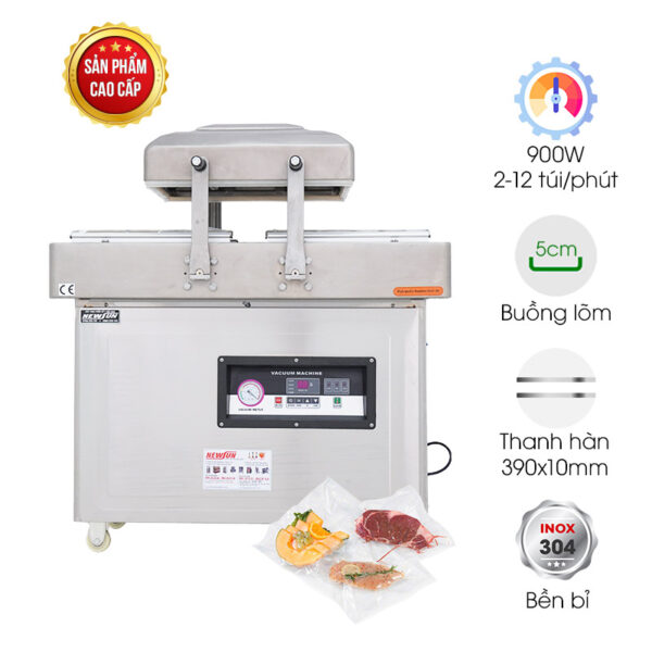 Máy hút chân không cao cấp Kunba DZ400/2SA (2 buồng)