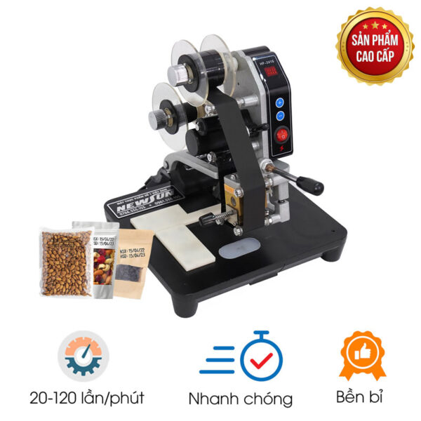 Máy in date dập tay Kunba HP-241S