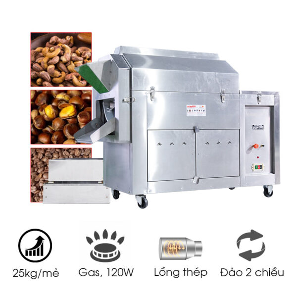 Máy rang hạt đa năng gas CY-50