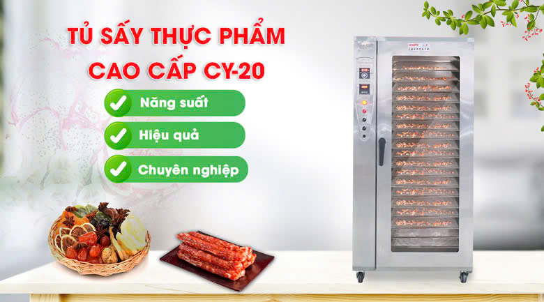 Tủ sấy thực phẩm CY-20 NEWSUN - Cao cấp, chính hãng Tủ sấy thực phẩm CY-20 NEWSUN - Cao cấp, chính hãng