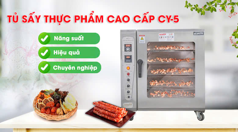 Tủ sấy thực phẩm CY-5 cao cấp, chính hãng NEWSUN Tủ sấy thực phẩm CY-5 cao cấp, chính hãng NEWSUN