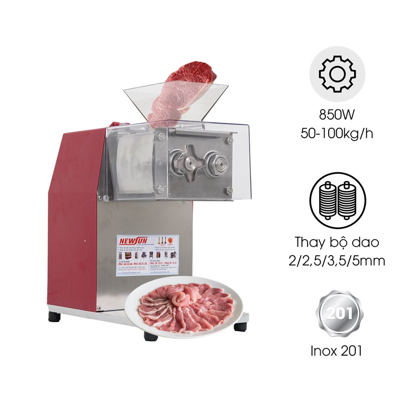 Máy thái thịt tươi sống DQ-90