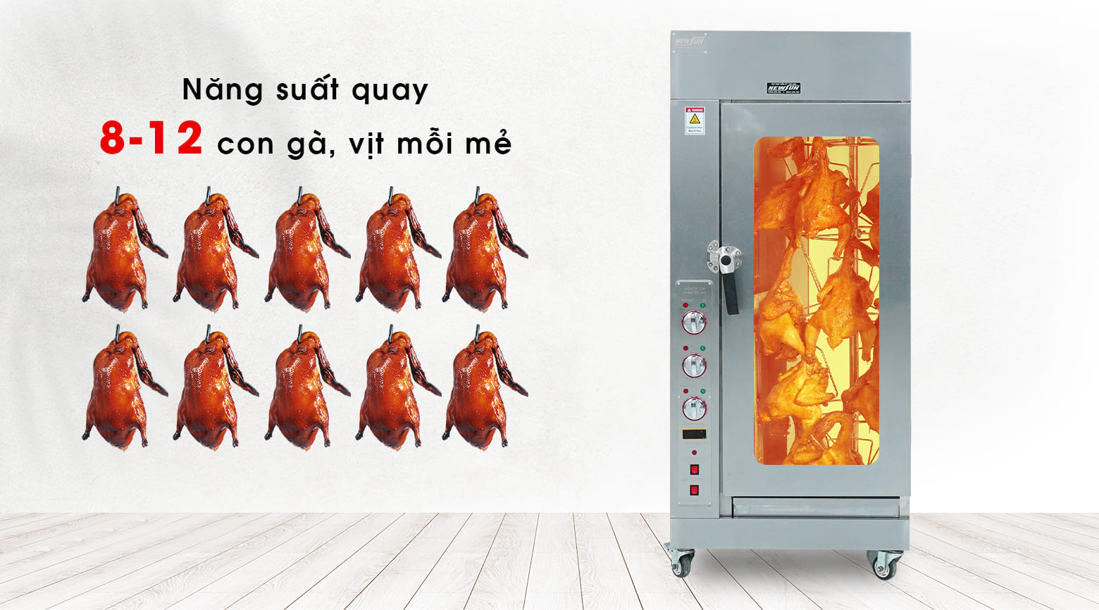 Năng suất 8-12 con mỗi mẻ