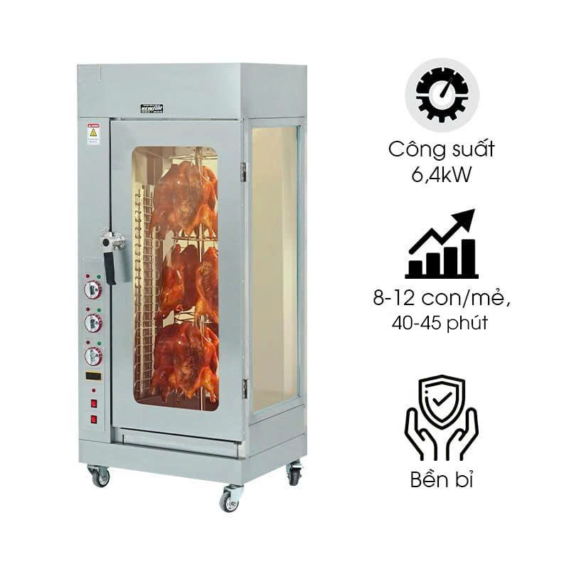 Lò quay gà vịt dùng điện CY-206