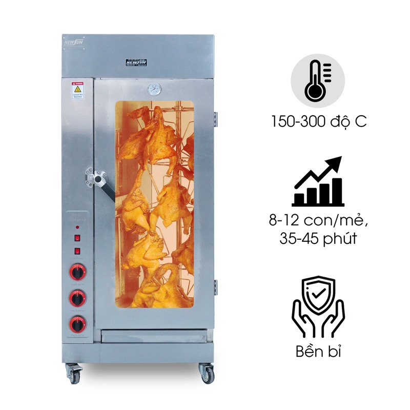 Lò quay gà vịt dùng gas CY-306
