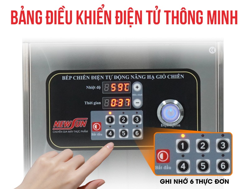 Bảng điều khiển điện tử cài đặt thời gian và nhiệt độ linh hoạt Bảng điều khiển điện tử cài đặt thời gian và nhiệt độ linh hoạt