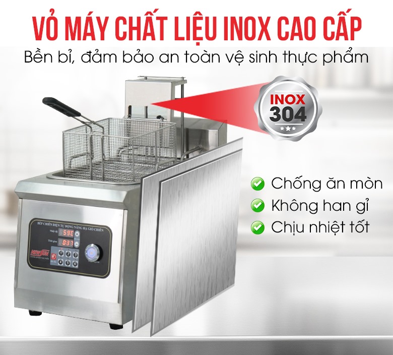 Chất liệu chế tạo cao cấp, bền bỉ và an toàn vệ sinh Chất liệu chế tạo cao cấp, bền bỉ và an toàn vệ sinh