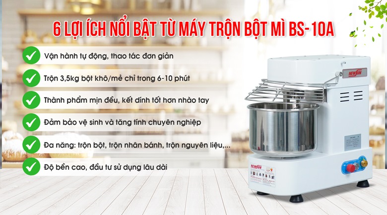 Lợi ích khi sử dụng máy trộn bột BS-10A Lợi ích khi sử dụng máy trộn bột BS-10A