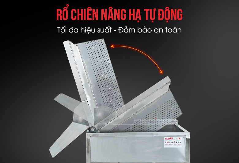 Giỏ chiên có thể nâng hạ tự động Giỏ chiên có thể nâng hạ tự động