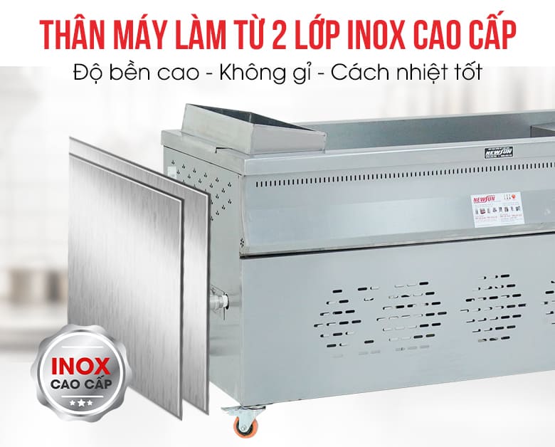 Chất liệu inox cao cấp