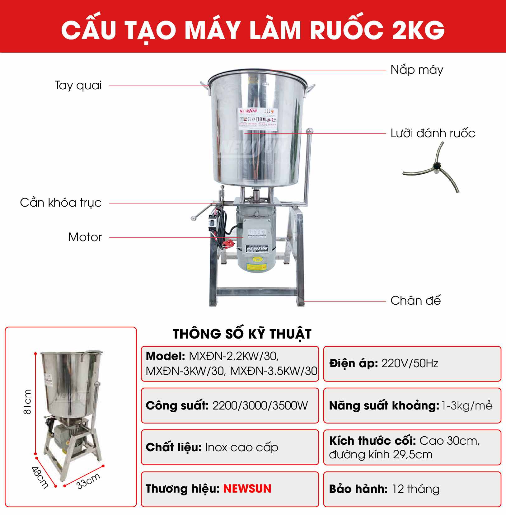 Cấu tạo máy đánh chà bông 2kg Cấu tạo máy đánh chà bông 2kg