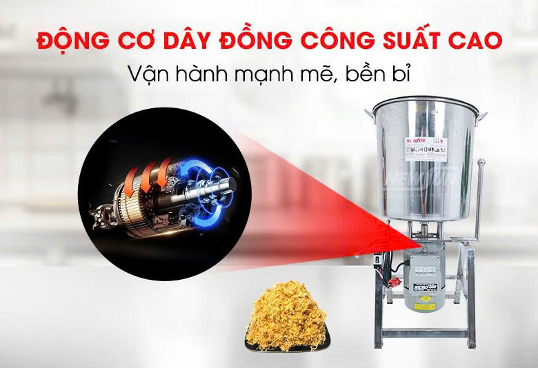 Động cơ dây đồng công suất cao, lựa chọn công suất theo ý muốn người dùng Động cơ dây đồng công suất cao, lựa chọn công suất theo ý muốn người dùng