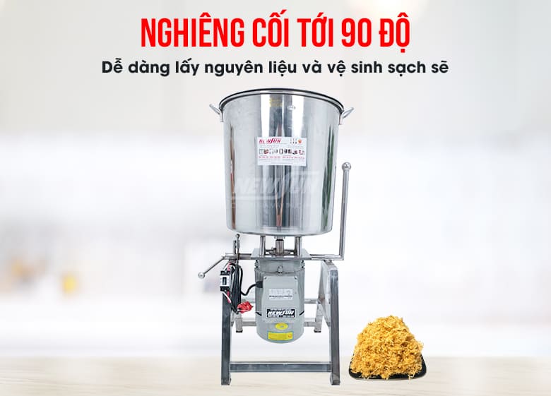 Có thể nghiêng cối 90 độ