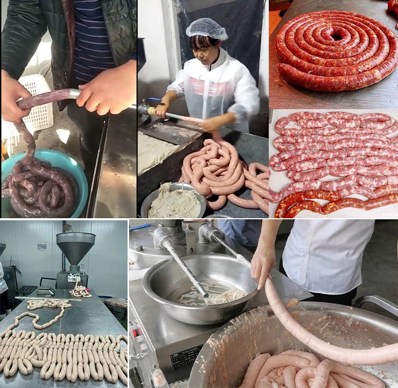 Khách hàng sử dụng máy đùn xúc xích của dienmaythucpham.com Khách hàng sử dụng máy đùn xúc xích của dienmaythucpham.com