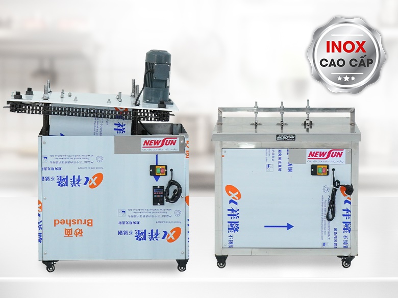 Bộ máy làm chân gà rút xương được chế tạo từ chất liệu inox cao cấp, an toàn thực phẩm Bộ máy làm chân gà rút xương được chế tạo từ chất liệu inox cao cấp, an toàn thực phẩm