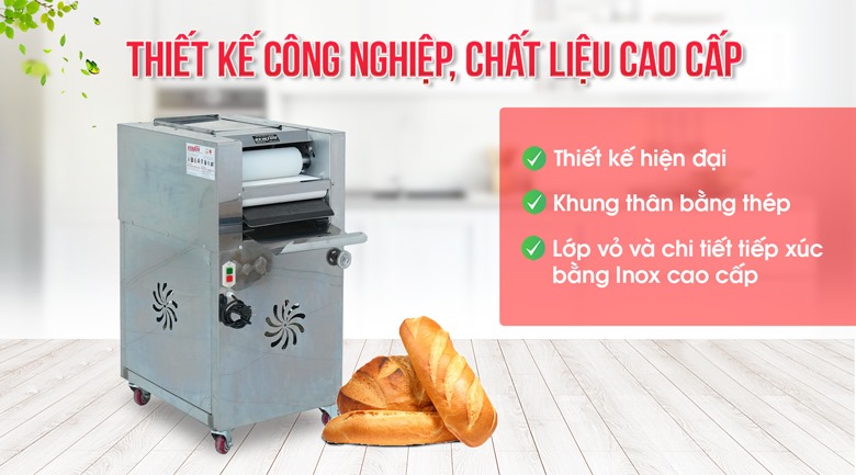 Thiết kế công nghiệp, chất liệu cao cấp