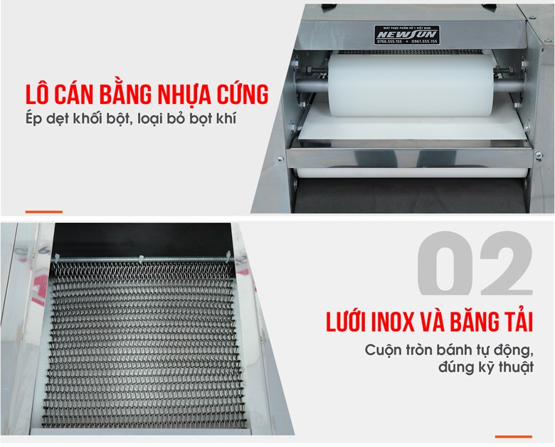 Lô cán và lưới inox