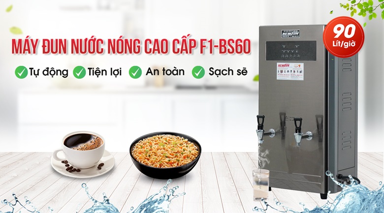 Máy đun nước nóng 2 vòi cao cấp F1-BS60 Máy đun nước nóng 2 vòi cao cấp F1-BS60