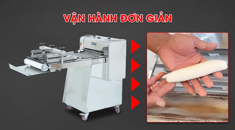 Vận hành đơn giản, cần 2 người