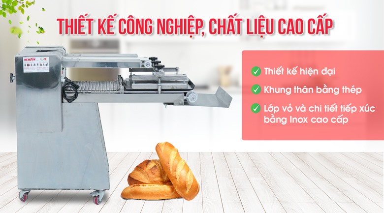 Thiết kế công nghiệp cùng chất liệu cao cấp