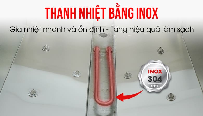 Thanh nhiệt bằng inox